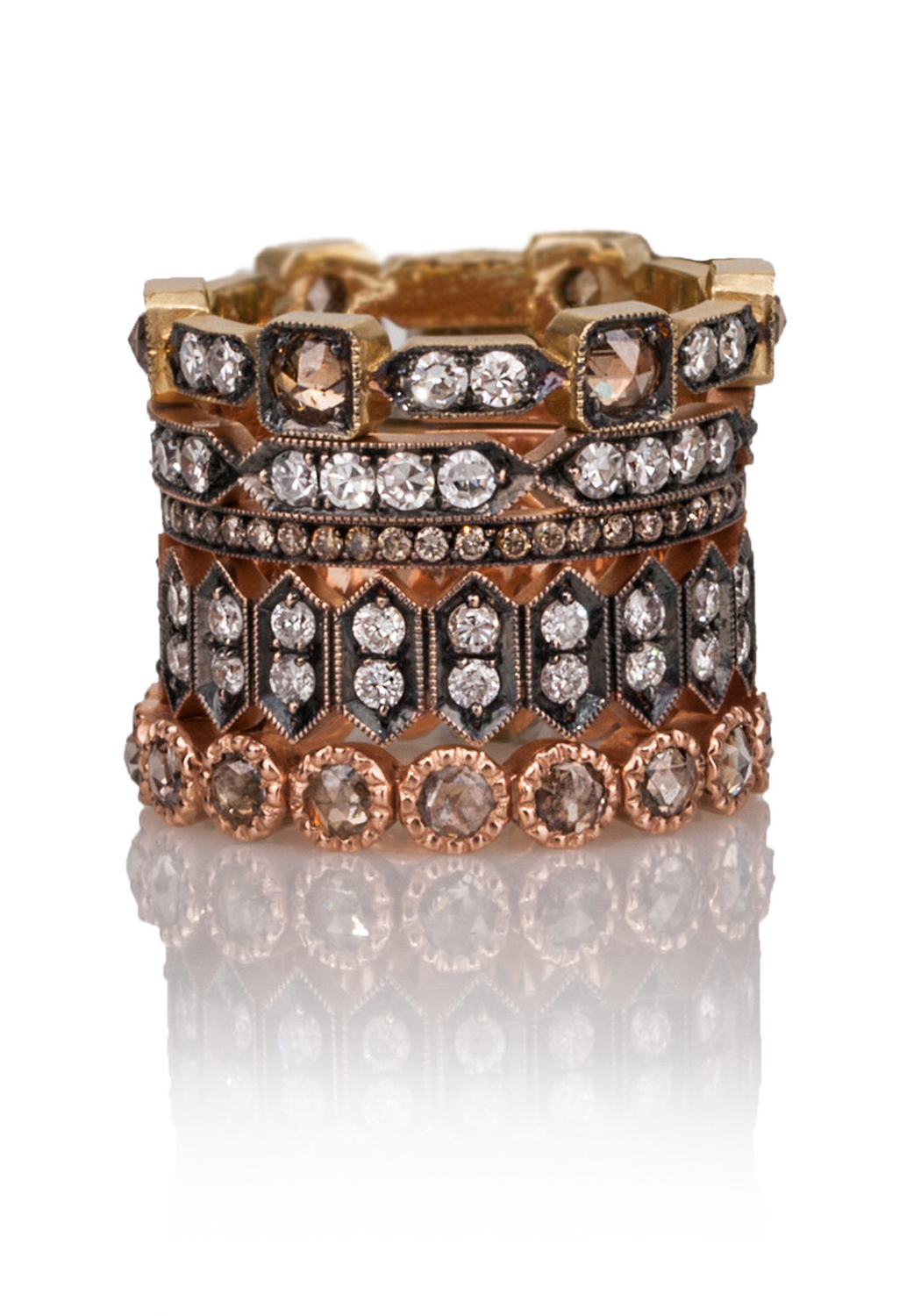Sylva & Cie Diamond Eternity Ring Stack (Sold Separately) | OsterJewelers.com