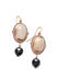 Sylva & Cie Gray Black Diamond & Grey Sapphire Dangle Earrings | OsterJewelers.com