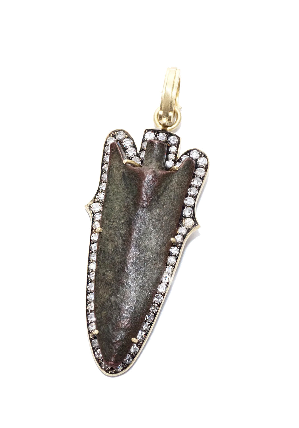 Sylva & Cie Greek Arrowhead Diamond Pendant Enhancer | OsterJewelers.com