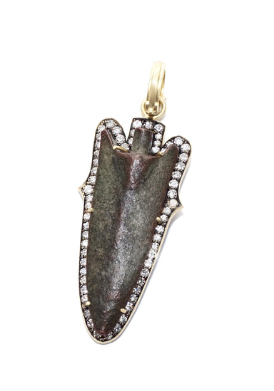Sylva & Cie Greek Arrowhead Diamond Pendant Enhancer | OsterJewelers.com