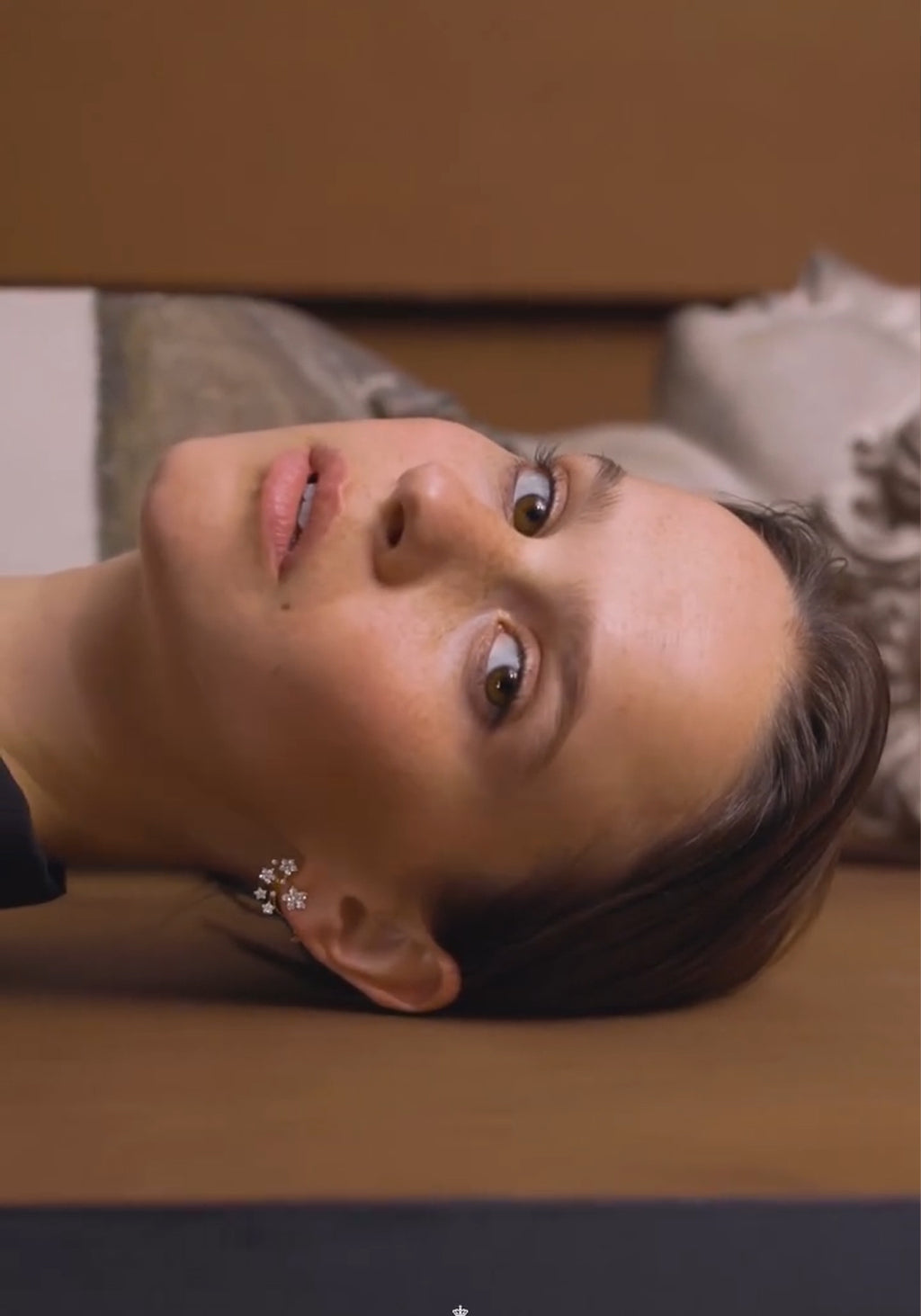 Clara Rugaard for Ole Lynggaard wearing Shooting Star Studs & Pendants
