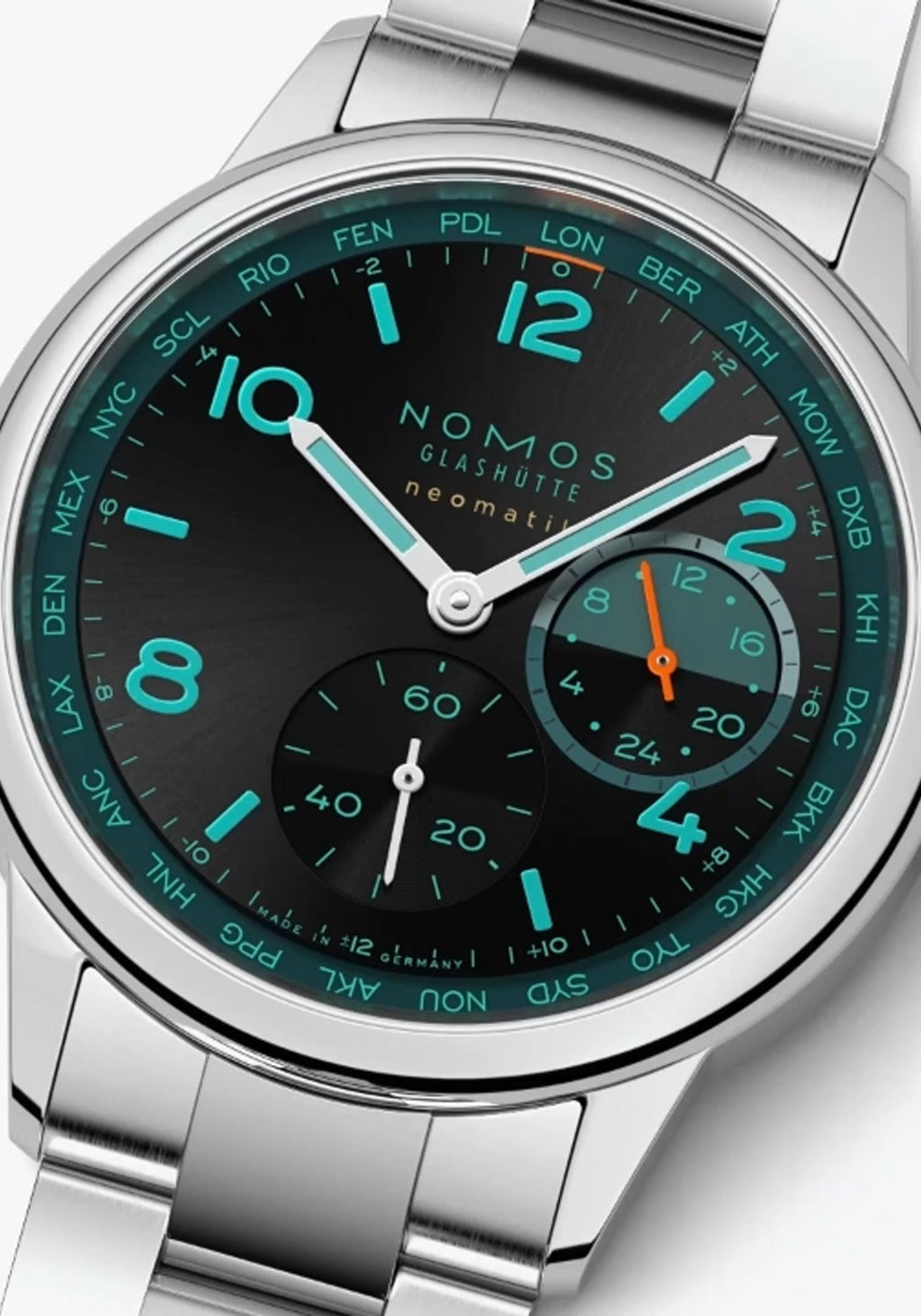 NOMOS Club Sport Neomatik Worldtimer Vector | 790.S7 | LE175 | Denver | OsterJewelers.com