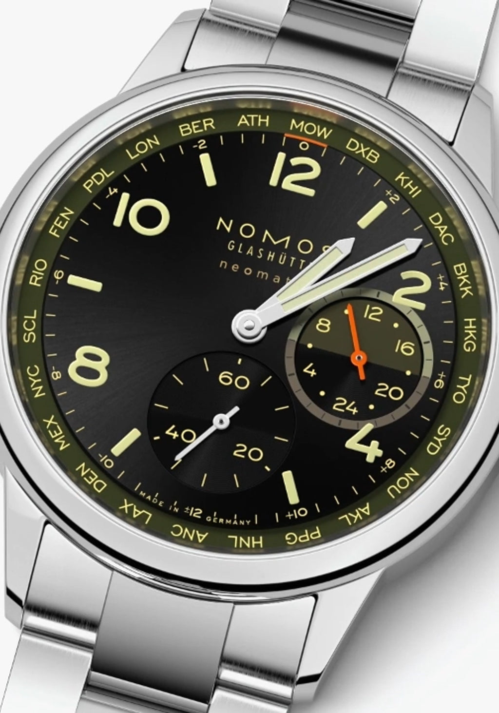 NOMOS Club Sport Neomatik Worldtimer Vector | 790.S9 | LE175 | Denver | OsterJewelers.com