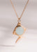 Ole Lynggaard Aquamarine Young Fish charm on a Collier Chain Necklace