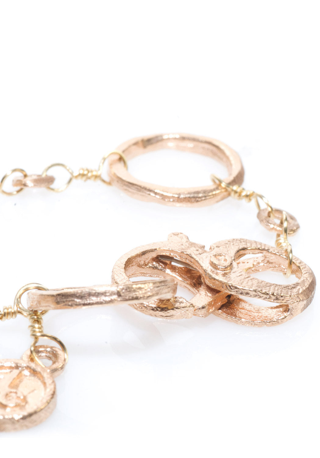 Dominique Cohen 18K Rose Gold Circle Chain Necklace | OsterJewelers.com