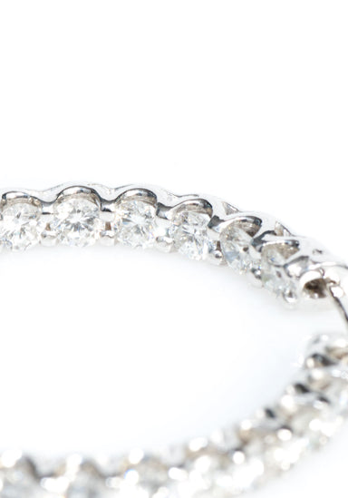 6.58ctw Diamond Inside/Outside Hoops | Oster Jewelers