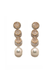 Oster Collection Triple Circle Diamond & Pearl Drop Earrings | OsterJewelers.com