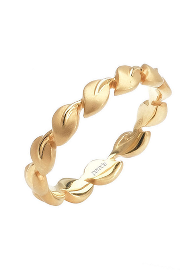 Parade Design Lyria Leaves 18K Yellow Gold Wedding Band | Ref. BD1976 | OsterJewelers.com