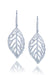 3.05ctw Pave Diamond Leaf Drops | Oster Jewelers 