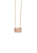 ILA Damali 14K Rose Gold Diamond Tag Charm Necklace | OsterJewelers.com