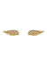 14K Yellow Gold Diamond Angel Wing Stud Earrings | Oster Jewelers, Cherry Creek North, Denver