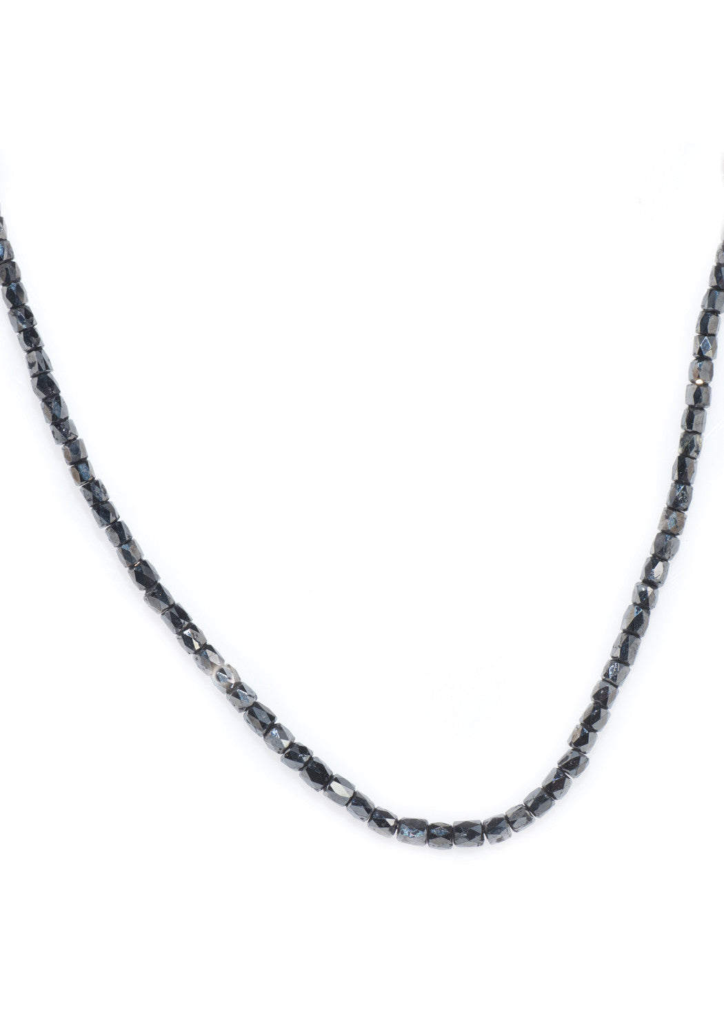 Black Diamond Bead Necklace ~ Night Sky I Misahara