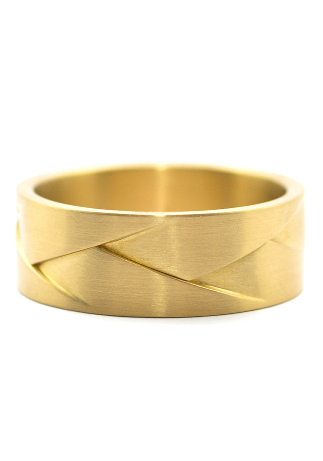 Furrer Jacot 18K Yellow Gold Origami Braided Band | OsterJewelers.com