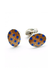 Deakin & Francis Domed Blue & Orange Oval Cufflinks | OsterJewelers.com