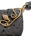 Lika Behar Diamond Snake Lava Stone Necklace | OsterJewelers.com