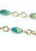 Sylva & Cie 14KYG Green Turquoise Bead Necklace | OsterJewelers.com