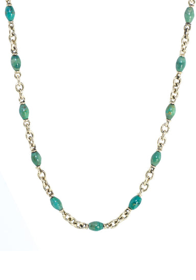 Sylva & Cie Green Turquoise Necklace | Oster Jewelers 