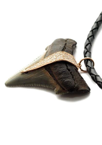 Jacquie Aiche Diamond Shark Tooth Necklace | OsterJewelers.com