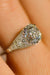 Sebastien Barier Round Diamond & Pave Diamond Ring | Oster Jewelers