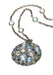 A & Furst Bouquet Blue Topaz & Peridot Cluster Pendant Necklace | OsterJewelers.com
