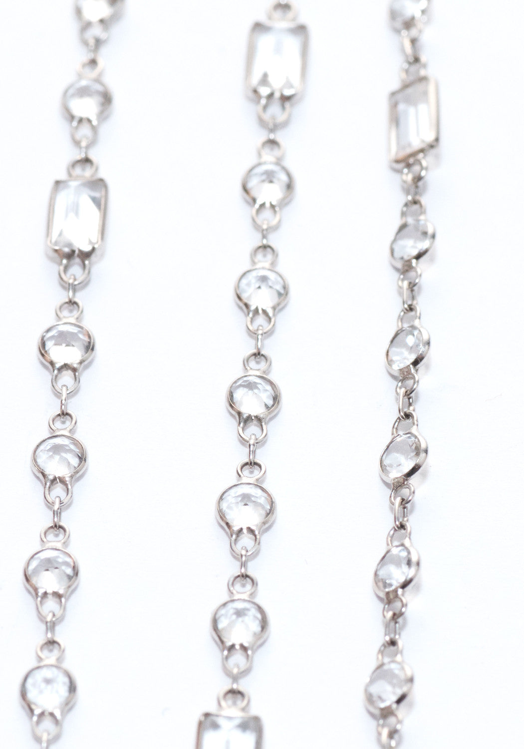 William Levine 50.15ctw White Topaz 91" Chain | Oster Jewelers 