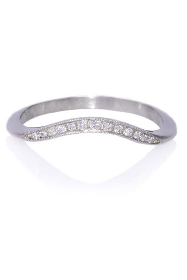 Sabastien Barier .10ctw Diamond Curved Band | Oster Jewelers