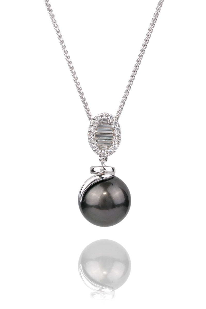 Tahitian pearl 2025 gold necklace