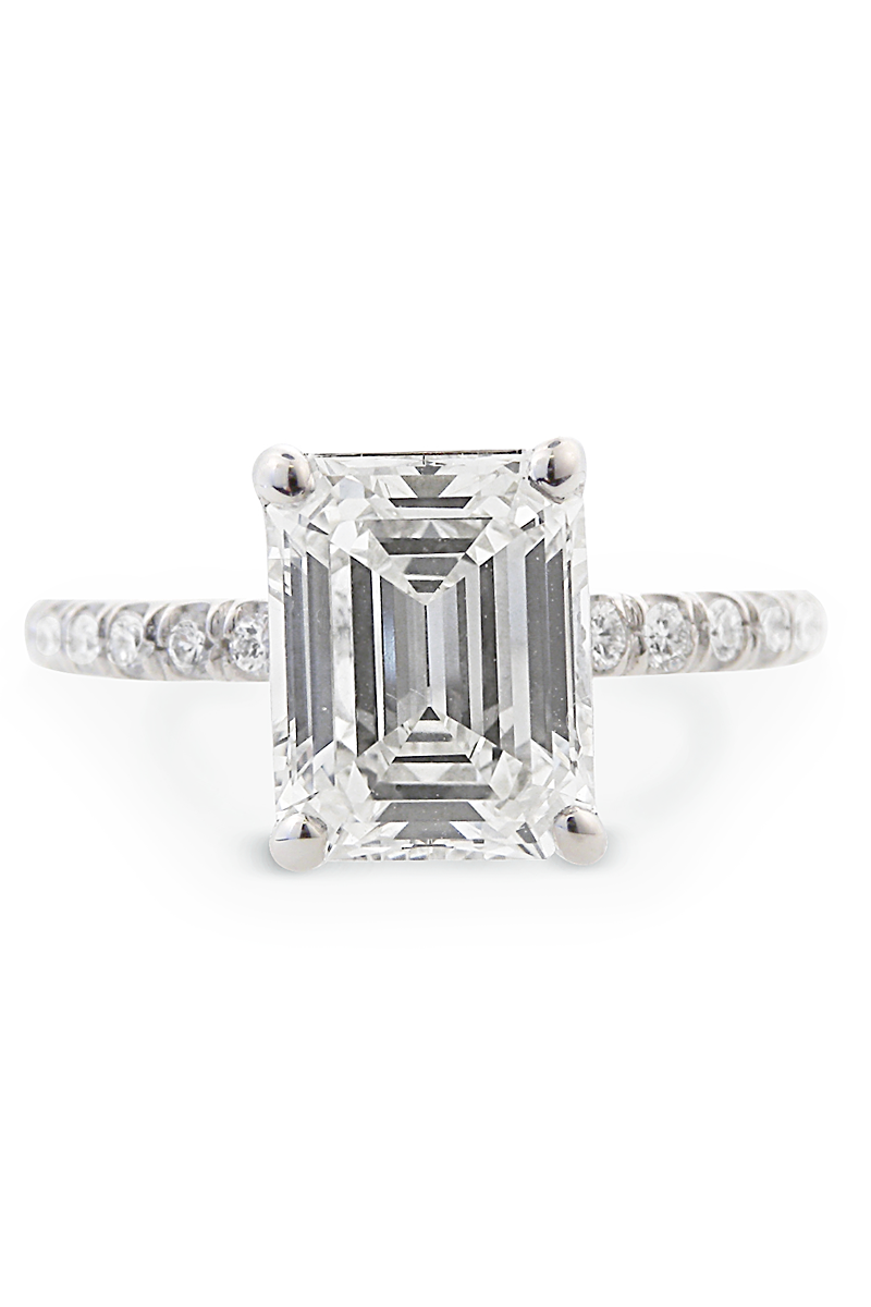 Oster Collection Emerald Cut Diamond Ring
