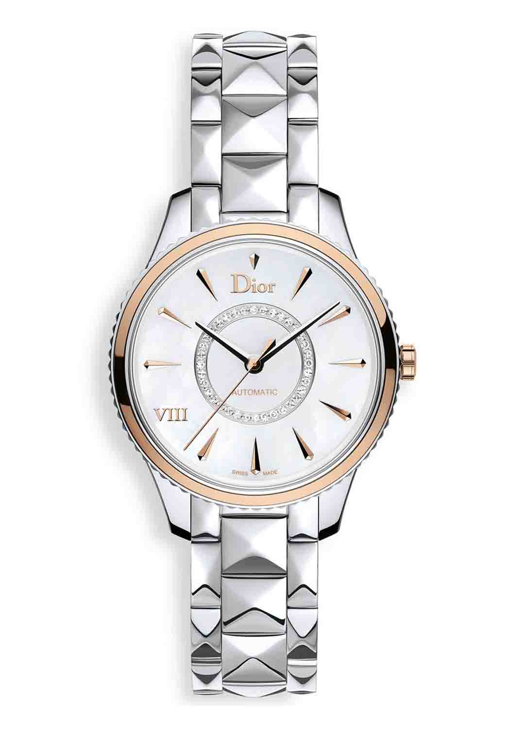 Dior VIII Montaigne White Mother of Pearl 36mm