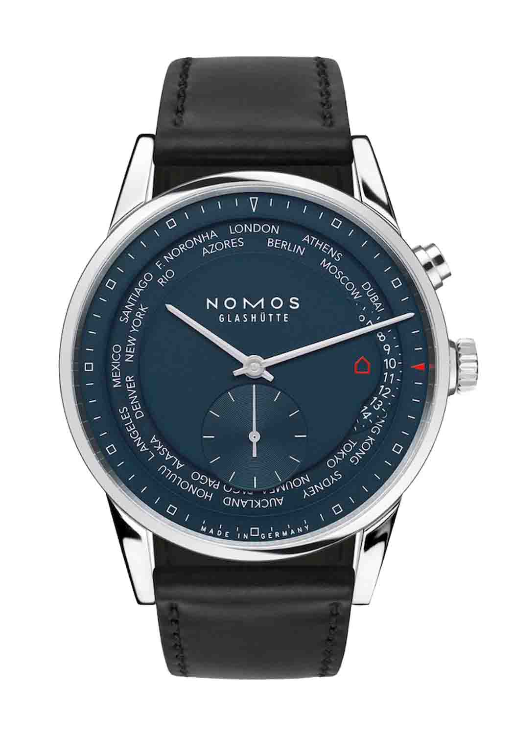 NOMOS Zurich World Time Midnight Blue | Ref. 807 | OsterJewelers.com