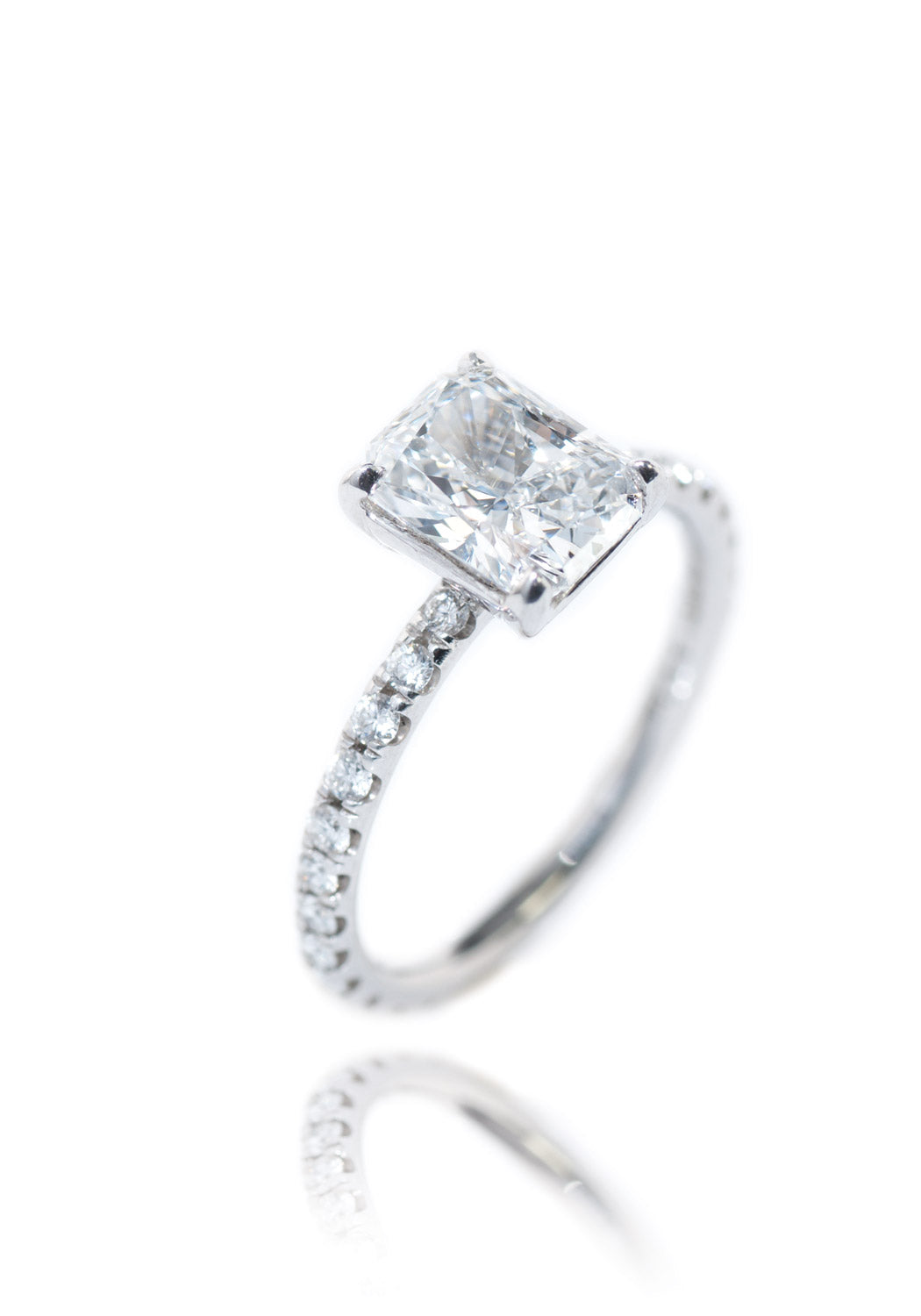 Starburst Ring With Pave Band | Oster Jewelers 