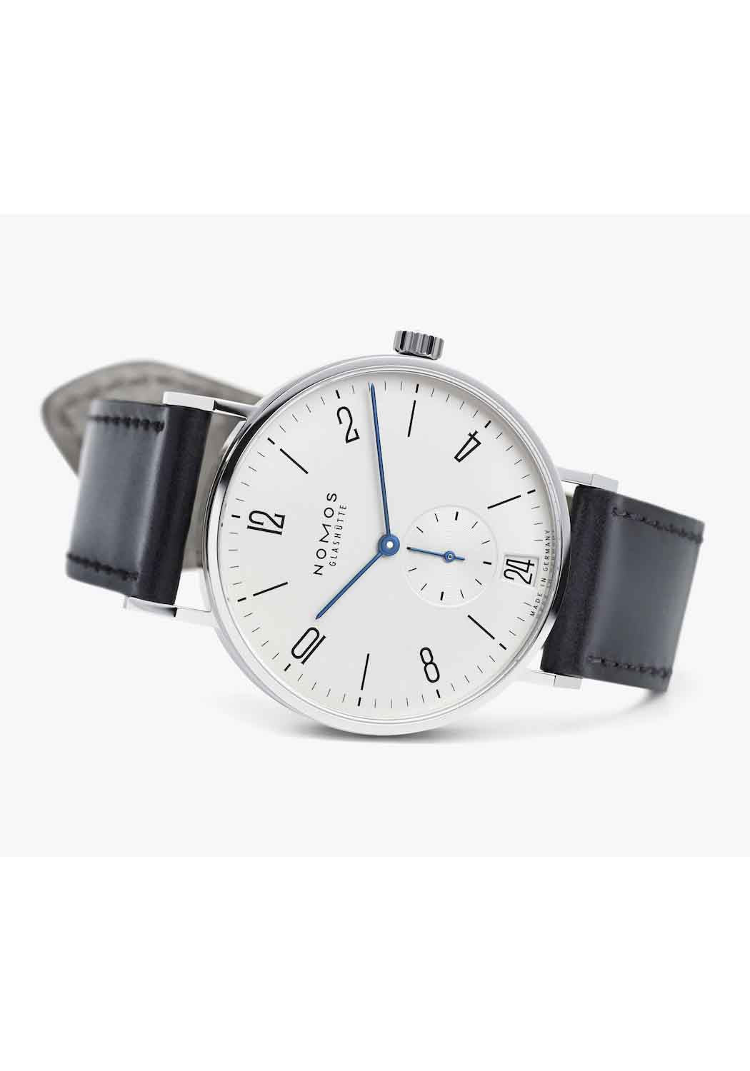 NOMOS Tangente 38 Date with White Silver Dial 130