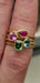 Kimberly Collins Round Pink Sapphire Yellow Gold Ring | OsterJewelers.com