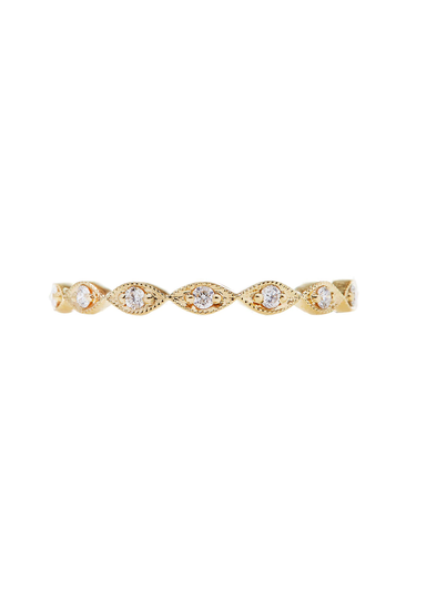 Sethi Couture Yellow Gold Marquise Diamond Eternity Band | Ref. 1997R | OsterJewelers.com