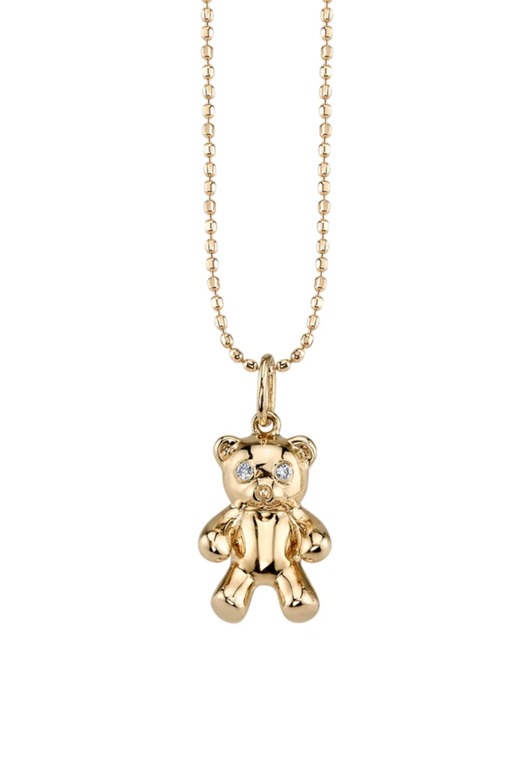 18k Rose Gold Fancy Diamond Citrine Bear Pendant Necklace For Sale at  1stDibs | rose bear with necklace, diamond bear pendant