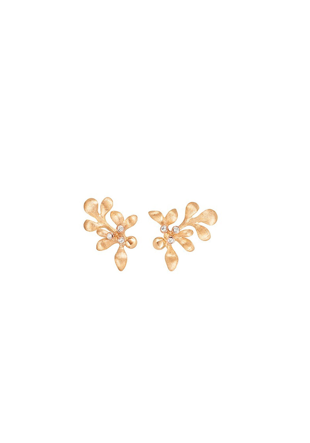 OLE LYNGGAARD Leaf Cluster Earrings | Mini | Ref.  A2664-401 | OsterJewelers.com