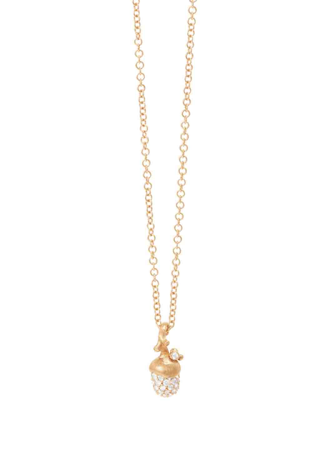 OLE LYNGGAARD Diamond Acorn Forest Pendant Small (Chain sold separately) | OsterJewelers.com