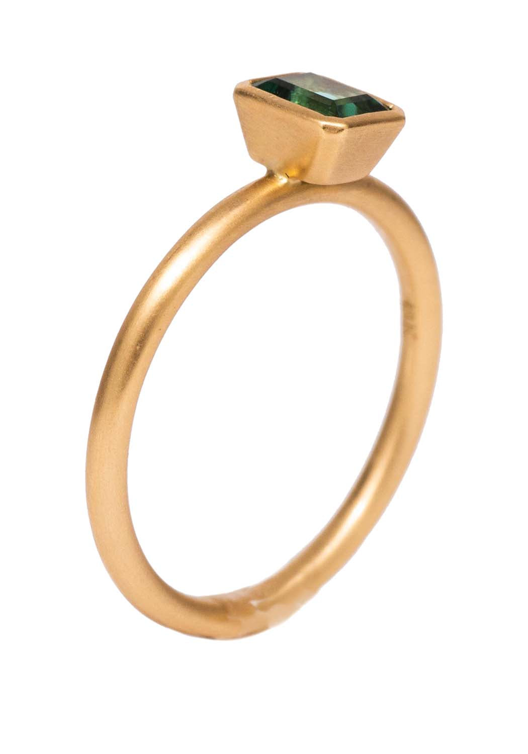 Kimberly Collins Green Tourmaline Yellow Gold Ring | OsterJewelers.com