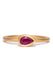 Kimberly Collins Pear Ruby Yellow Gold Ring | OsterJewelers.com