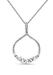 Dilamani 14KWG Teardrop Baguette Diamond Pendant Necklace | OsterJewelers.com