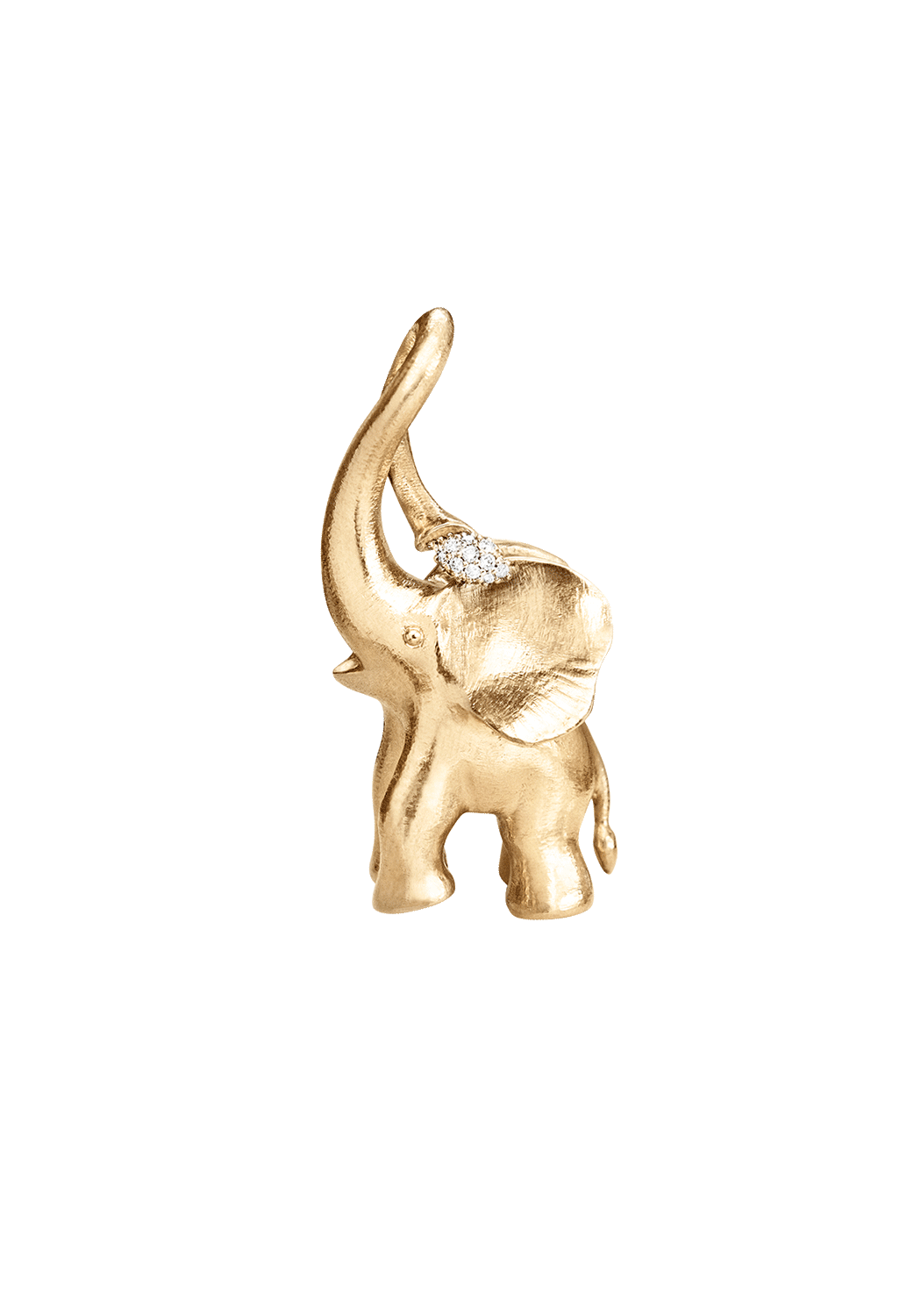 Ole Lynggaard 18KYG Circus Diamond Elephant Charm | 40mm | Ref. A2880-401 | OsterJewelers.com