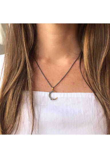 Lika Behar Dylan Celeste New Moon Necklace | OsterJewelers.com