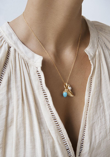 Ole Lynggaard Lotus Sprout Drop Pendant Style Idea (Sold separately) | OsterJewelers.com