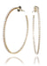 Garavelli 2" 18KYG Diamond Hoop Earrings OsterJewelers.com