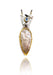 Melinda Risk Bird Cloud Necklace with center quartz. OsterJewelers.com
