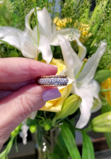 FOPE Diamond Pave Phylo Ring AN803 BBR Diamond Eternity Band