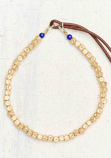 Catherine Michiels "Aura" 14K Yellow Gold & Lapis Bead Bracelet | OsterJewelers.com