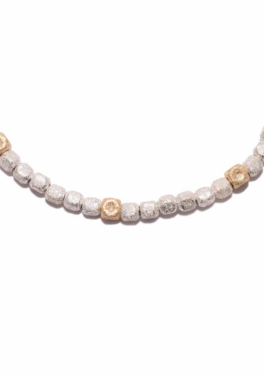 Catherine Michiels Sterling Silver & 14KYG Bead Bracelet | OsterJewelers.com