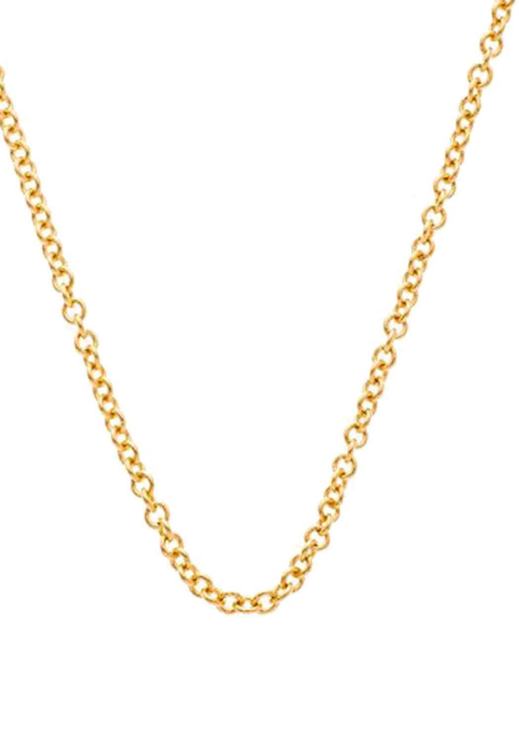 Sethi Couture 18K Yellow Gold Small Oval Link Chain Necklace | GC-YGOV-SM-18 | OsterJewelers.com