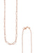 Sethi Couture 18K Rose Gold Figaro Chain Necklace | Ref. GC-RGFG-18 | OsterJewelers.com